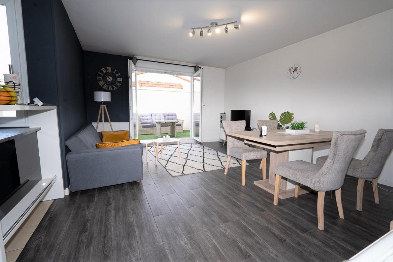 T3-Rare-2 Chambres-Parking Gratuit-2 Terrasses-Netflix-Proche Paris-La Defense Argenteuil Eksteriør billede
